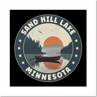 Sand Hill Lake Minnesota Sunset Posters and Art